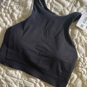 NWT Lululemon Black Strong Lines Bra (B/C cups)